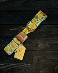 Sunflower Cow Print Dog Collar