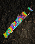 Tie Dye Dog Collar & Leash Set