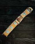 Tooled Leather & Turquoise Dog Collar