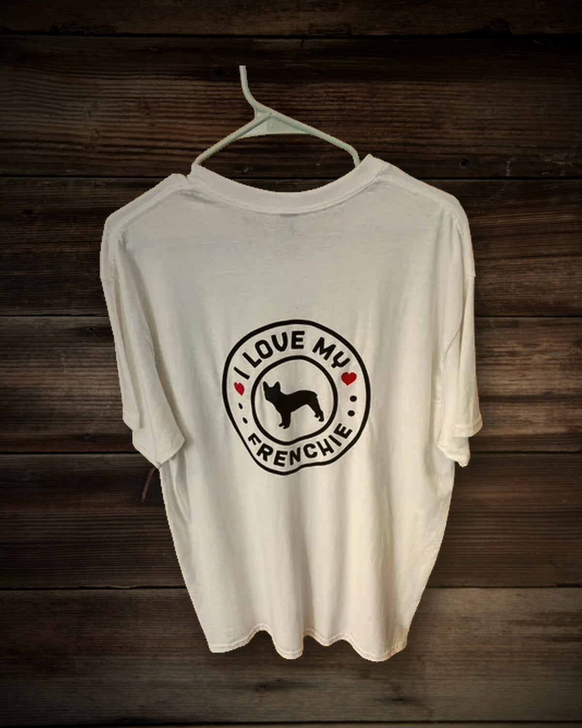 I Love My Frenchie T-shirt from Hippie Hound Hut