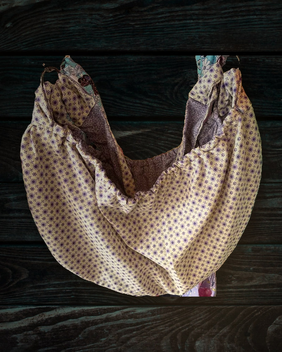Purple Medallion pet sling carrier from Hippie Hound Hut