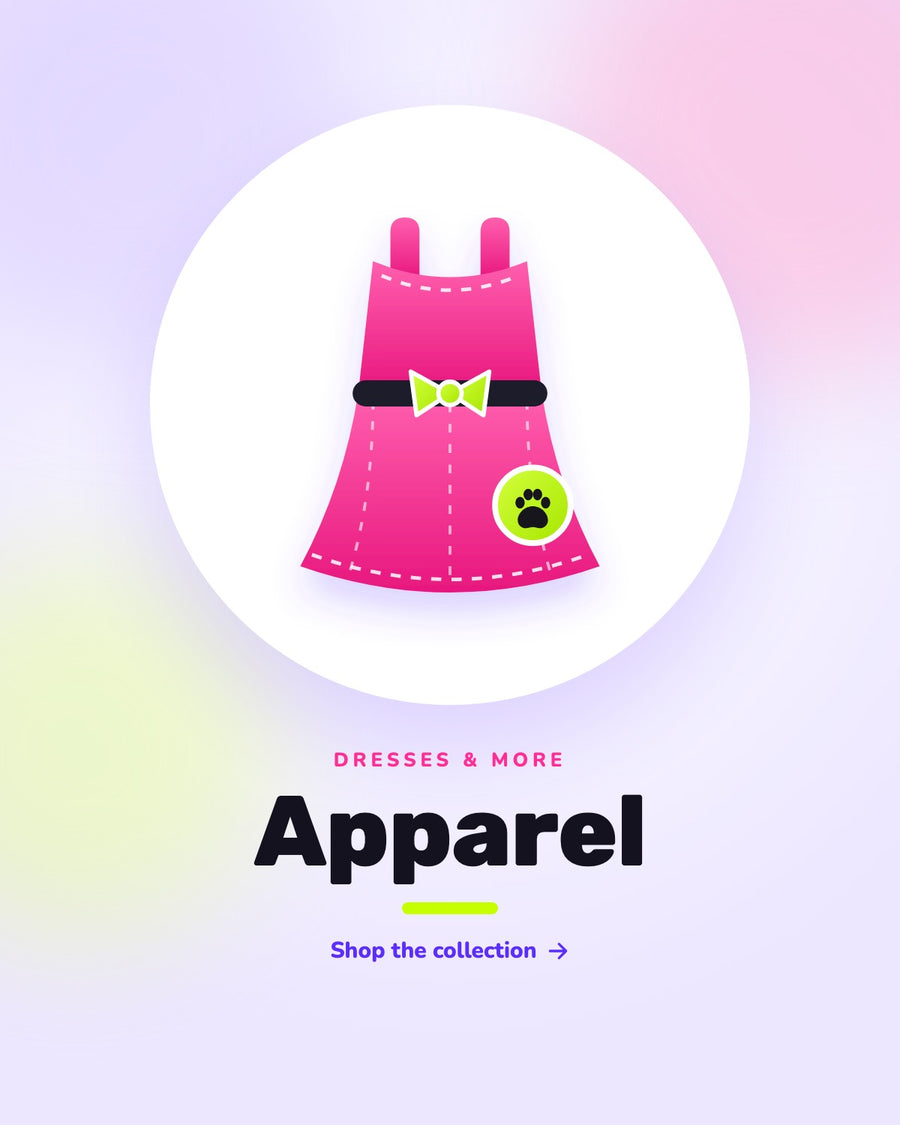 Apparel: dog dresses and more